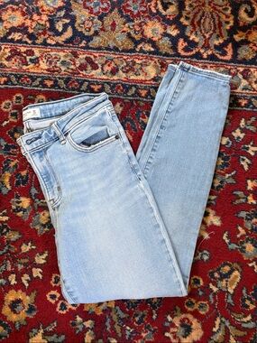 Abercrombie & Fitch Light Blue Super  Skinny Midrise Women's Jeans 30/10R